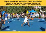 washington park basketball court renovation